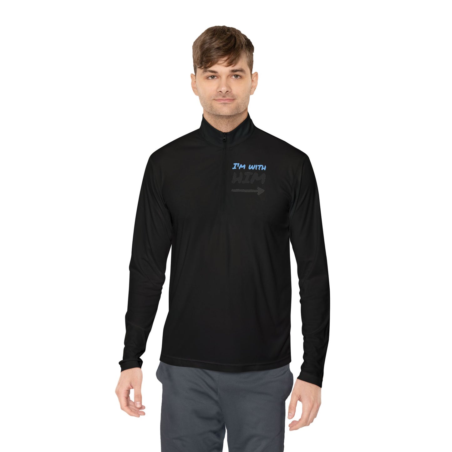 Quarter-Zip Pullover Funny Gym Gear for Your Bae