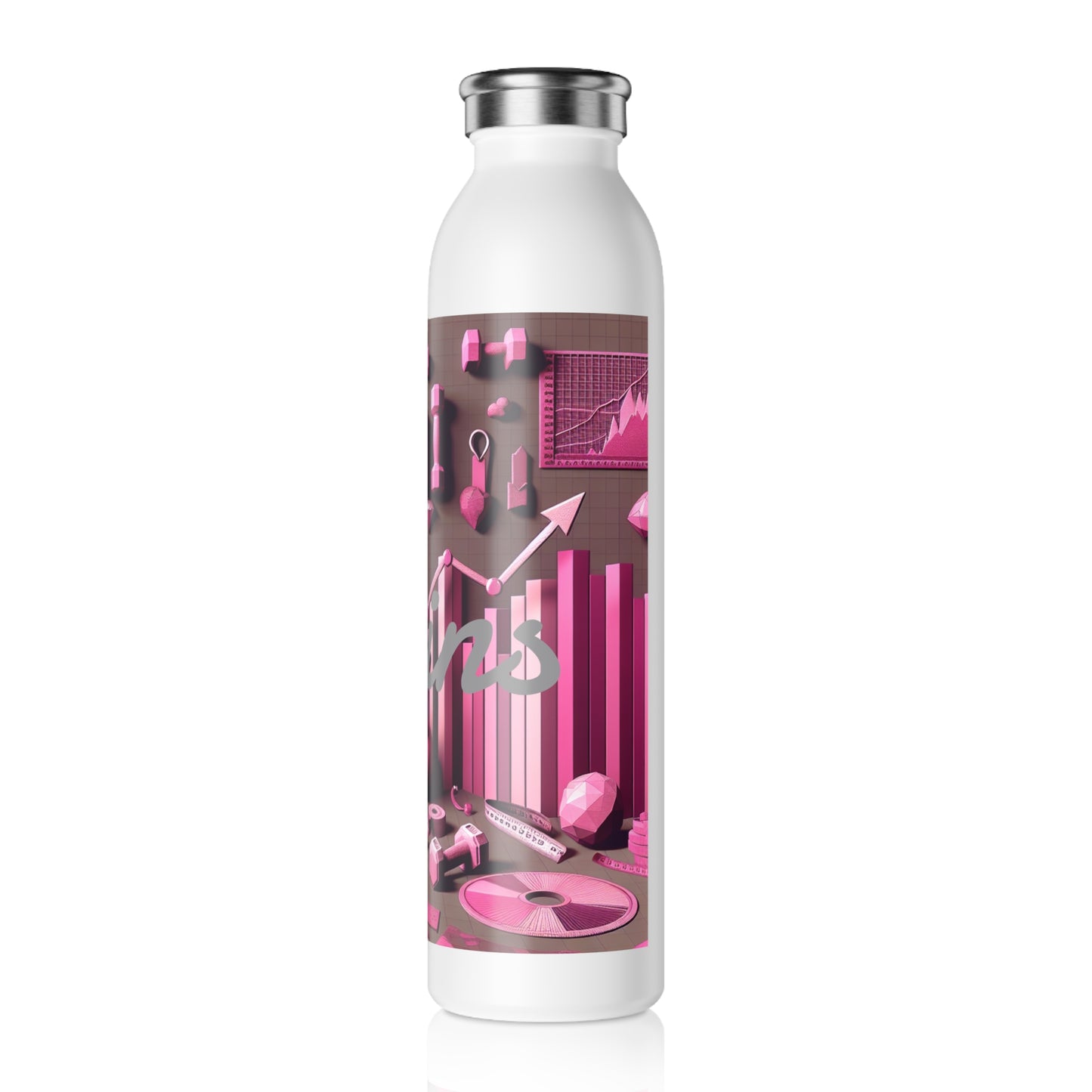 Gains Slim Water Bottle