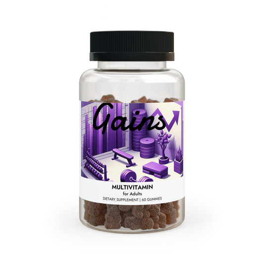 Gains Multivitamin Gummies for Adults (60 Gummies)