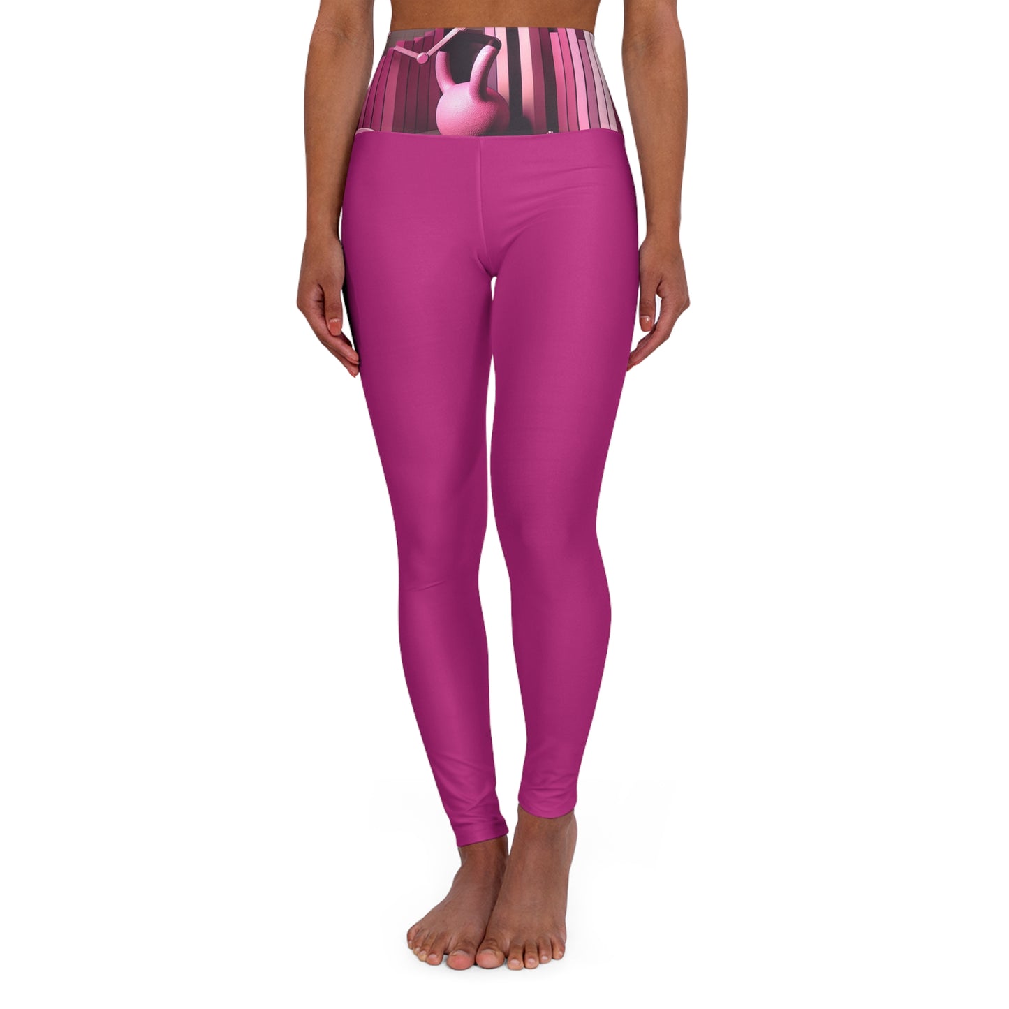 Gains Yoga Leggings - Cute and Plus Size Friendly for Weight Loss